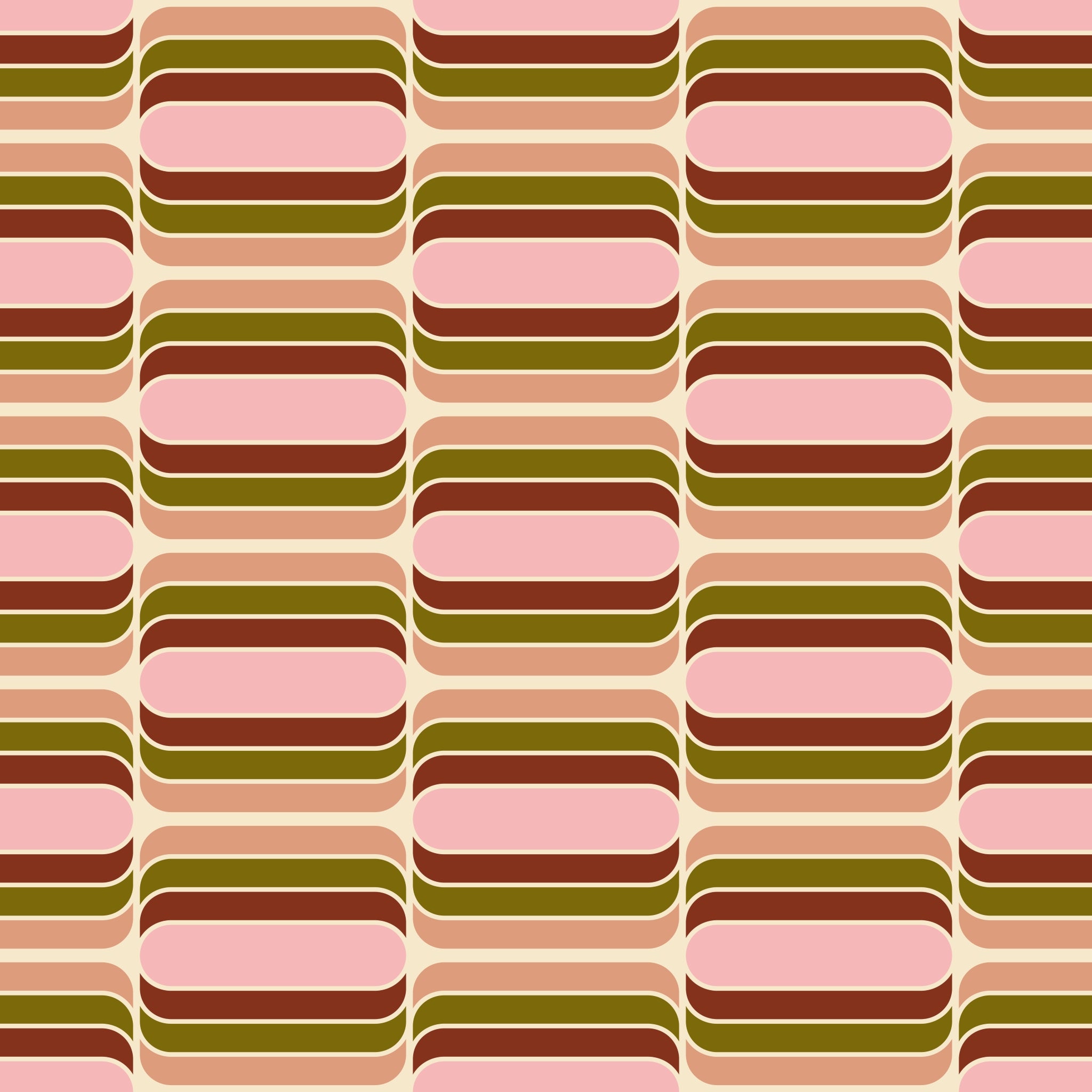 "Wall Blush's 30 and Flirty Wallpaper adds a playful touch to a modern room's decor."
(Note: The provided image only shows a wallpaper pattern. Since there's no actual room visible in the image, the alt text assumes the wallpaper is used in a modern room based on the style of the wallpaper. If there were a room in the image, the type of room should be included in the alt text according to the user's instructions.)