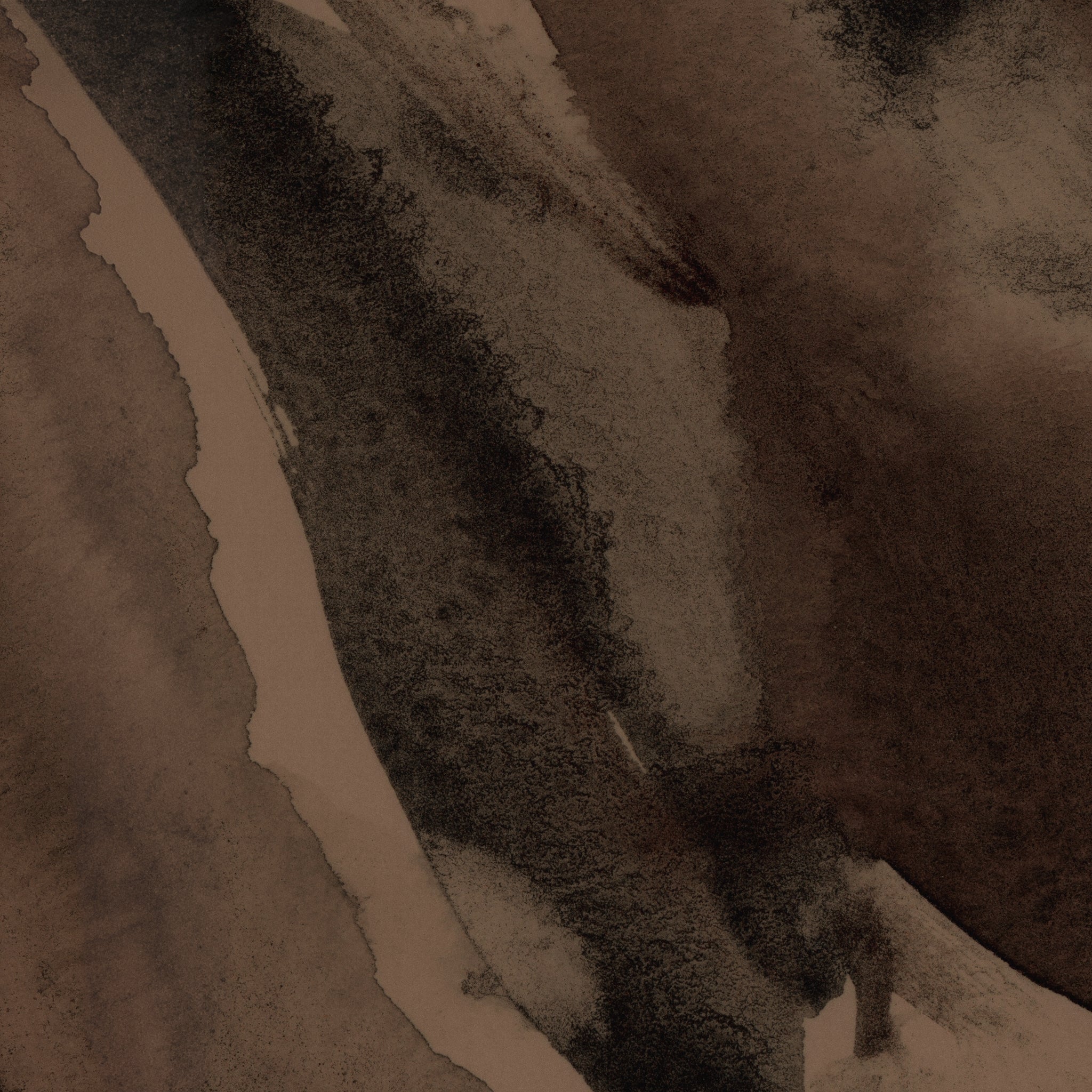 "Abstract brown Chicago Wallpaper by Wall Blush, installed in a modern living room setting."