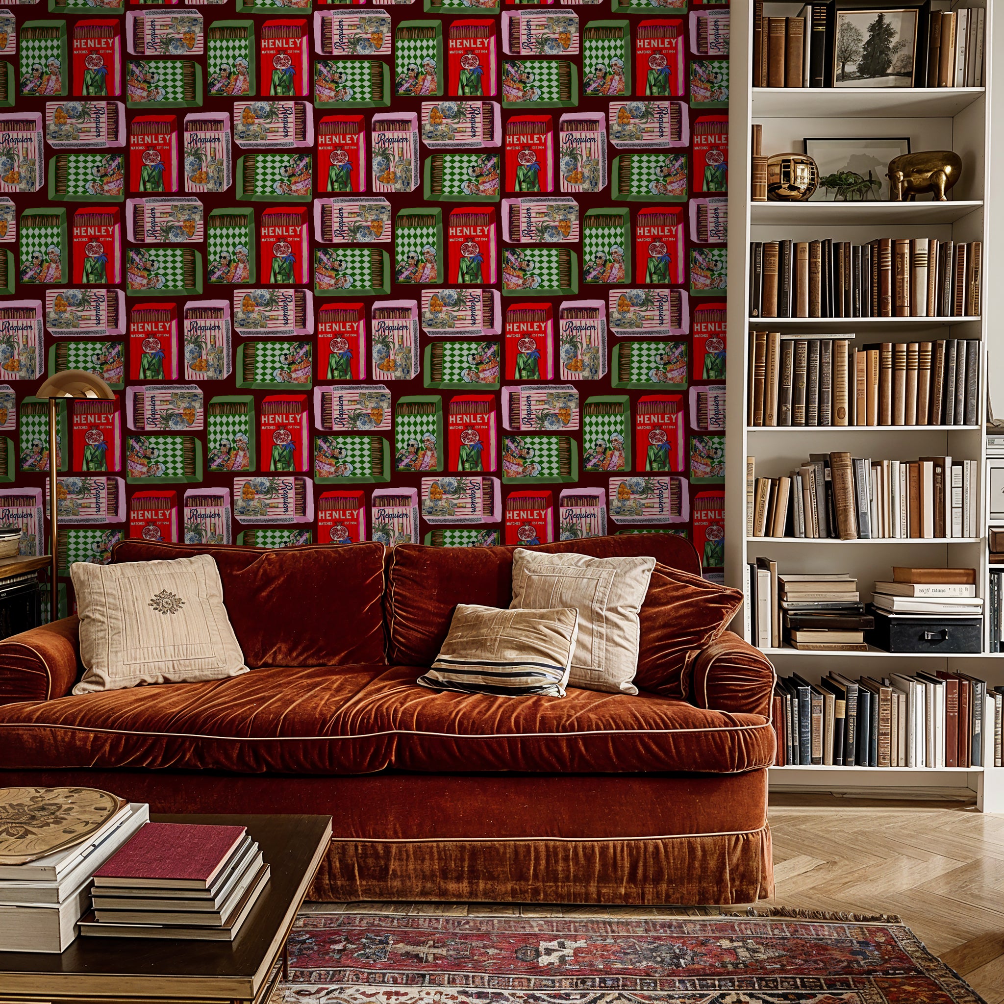 Victrola (Red) Wallpaper