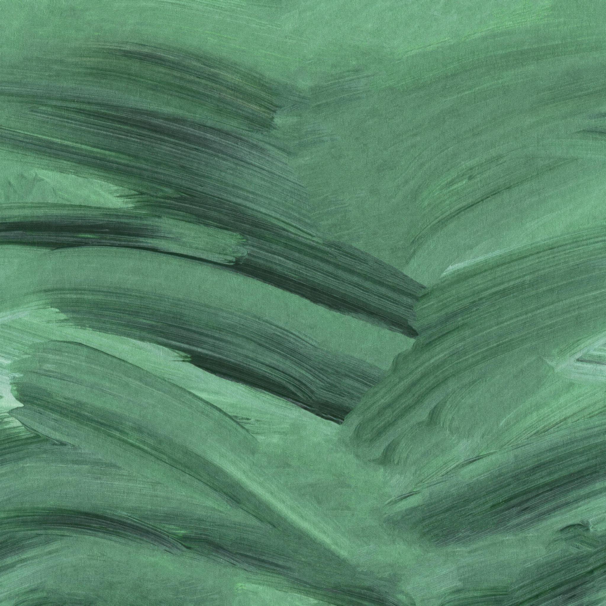 Emerald Wallpaper by Wall Blush SG02 showcased in a modern living room, highlighting bold green texture.