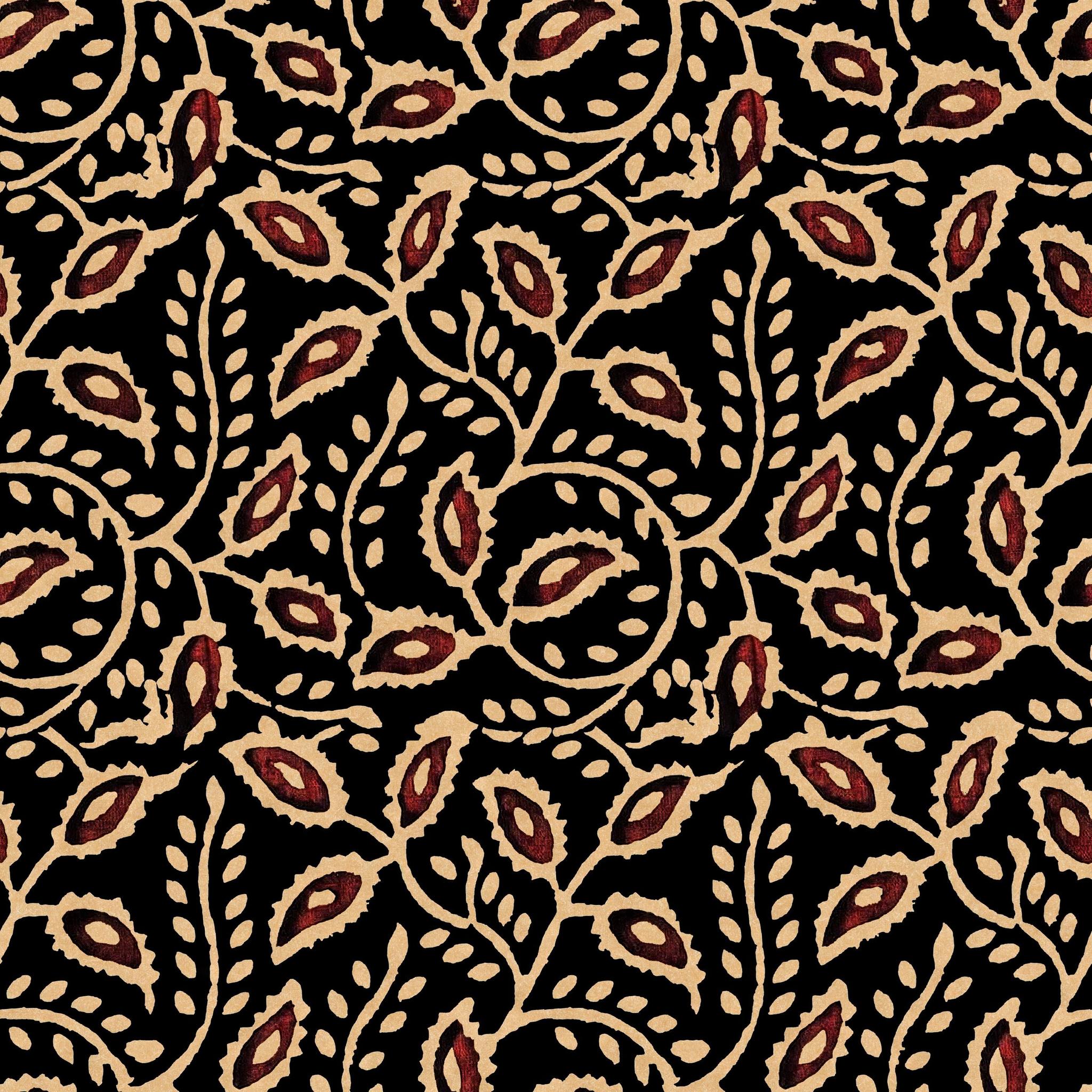 "Wall Blush's 'Heart of Mine Wallpaper' featuring boho-chic floral pattern in a stylish living space."