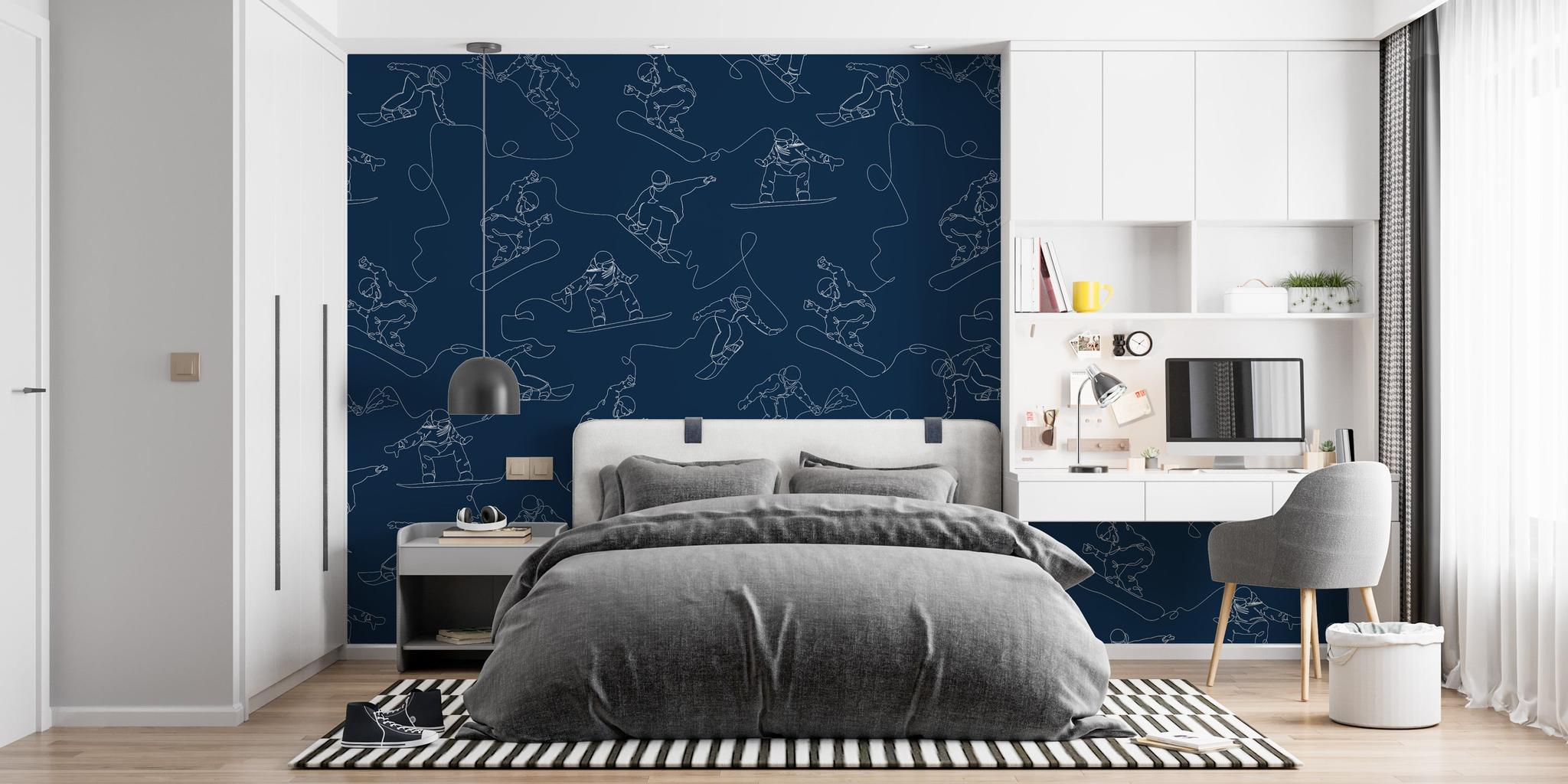 _DRAFT - Snowboard - Blue Edition - WALL BLUSH