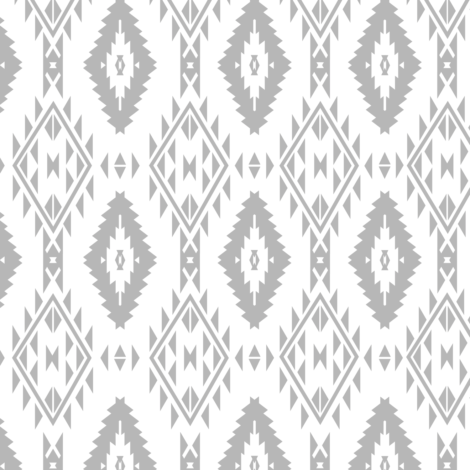 The MB Line's YEEHAWT (Light) Wallpaper adorning a modern living room, with geometric pattern focus.