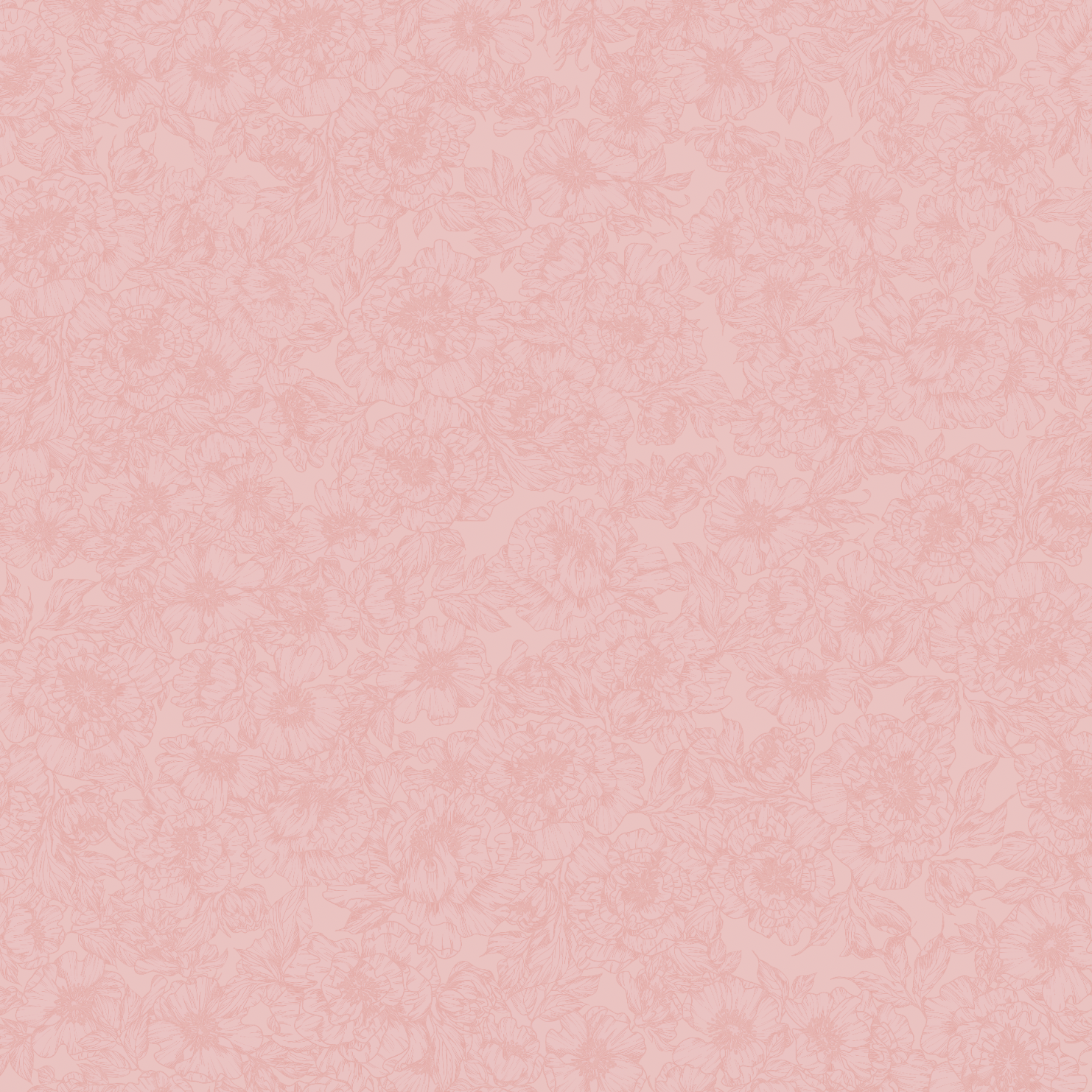 The Dutchess (Pink) Wallpaper by The Ania Zwara Line highlighting elegant floral patterns in a bedroom setting.