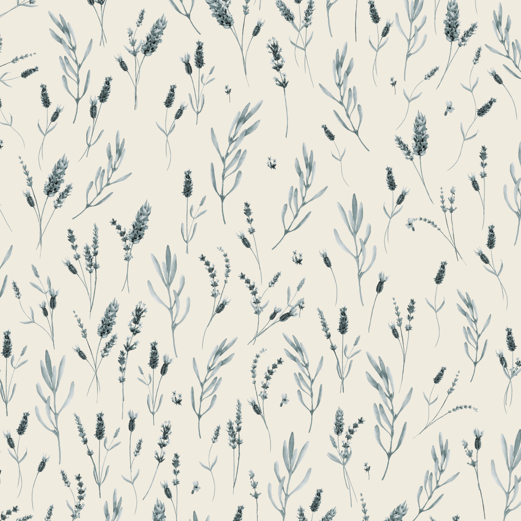 Keeping the Faith wallpaper from The Tamra Judge Line installed in a modern living room, showcasing elegant botanical patterns.