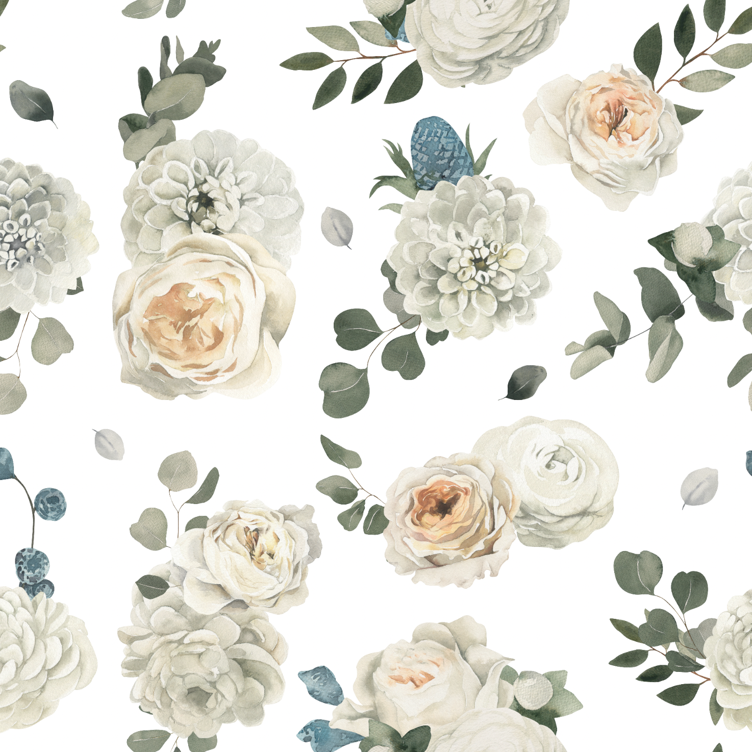 Floral 'Sidney With Love Wallpaper' from The Tamra Judge Line, ideal for elegant living room decor.