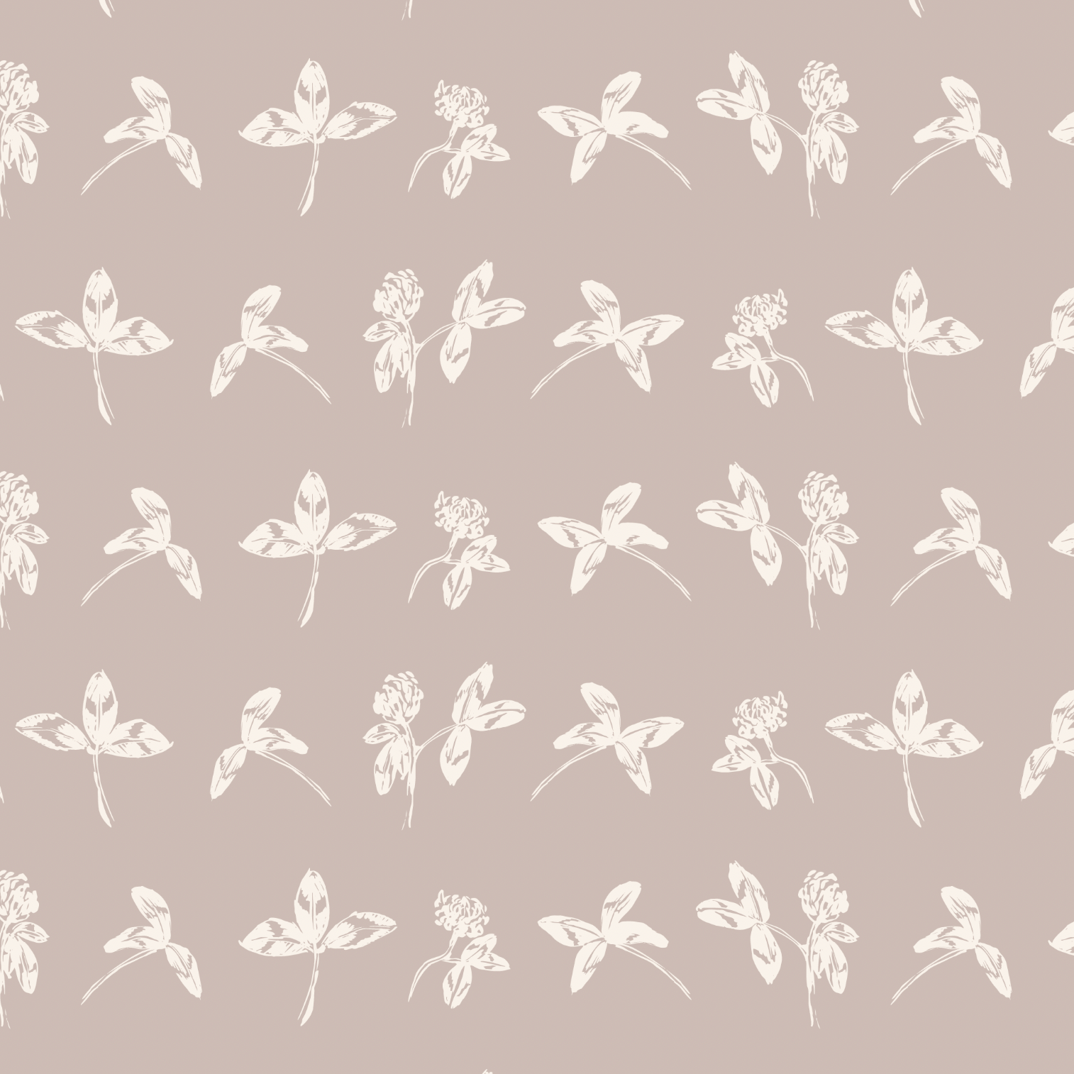 Keen & Clever Wallpaper from The Ania Zwara Line, elegant floral pattern for a modern living room.