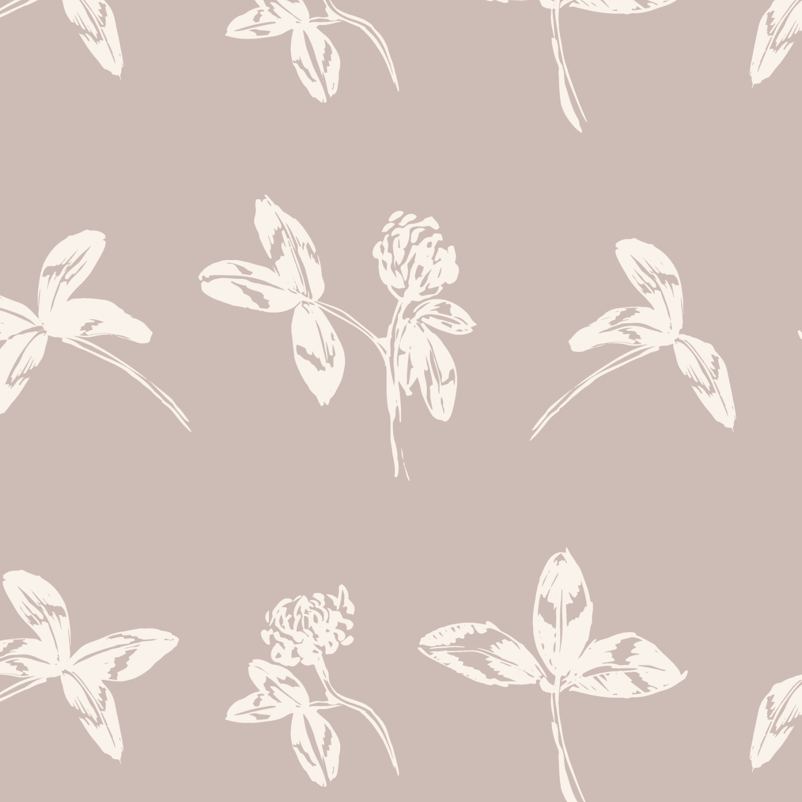 Keen & Clever Wallpaper from The Ania Zwara Line featuring floral design in a modern living room setting.