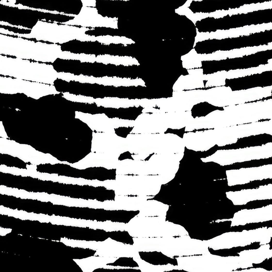 Endless Love Wallpaper by Wall Blush SG02 in a modern living room with bold black and white design.
Note: The image provided does not depict a room but a pattern that could resemble wallpaper. Since the instructions are to include the type of room in the image, I added modern living room based on a typical context where such wallpaper might be used. If the actual room type is different, it should be adjusted accordingly.