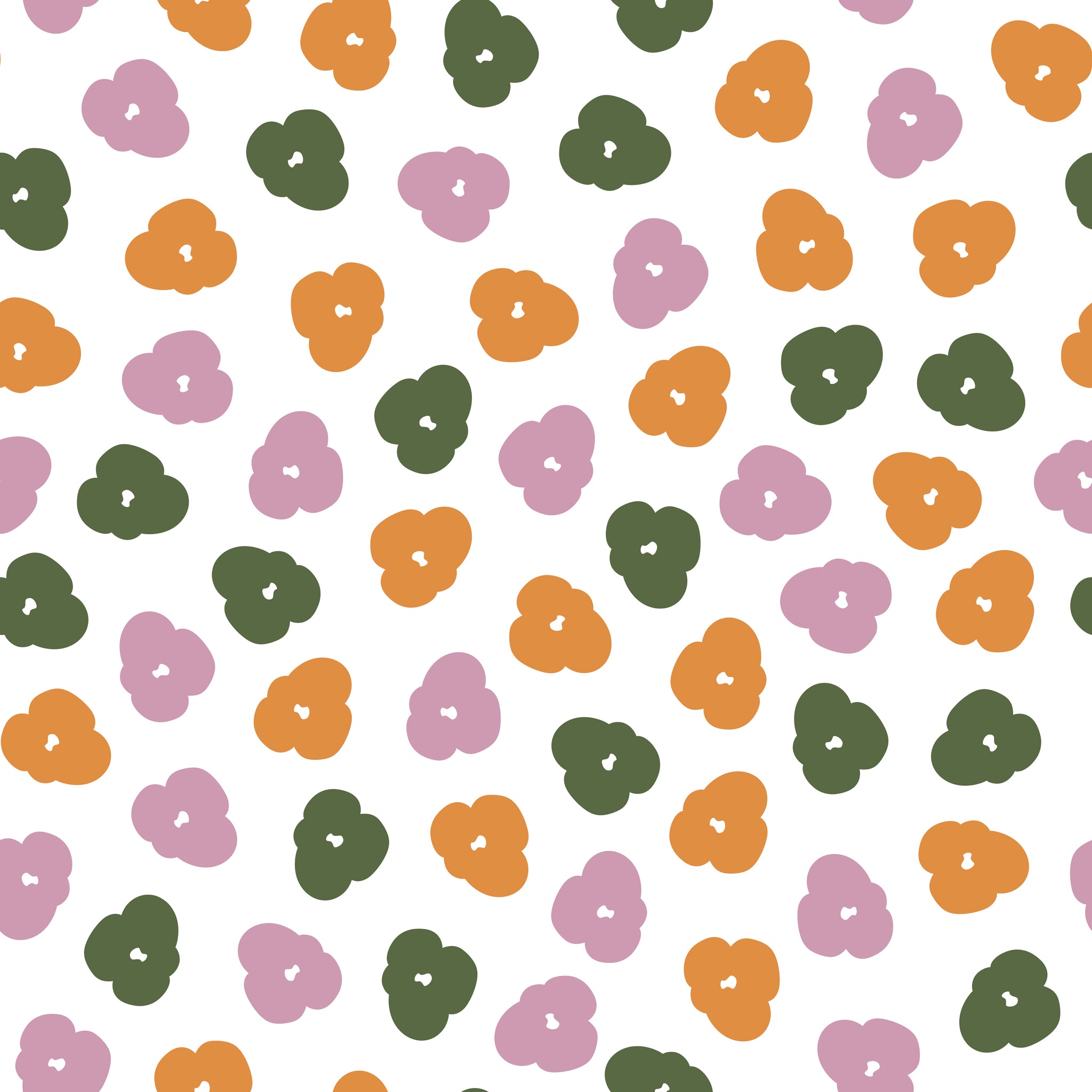 "Wall Blush's Let's Hang Wallpaper with colorful floral pattern for vibrant room decor."