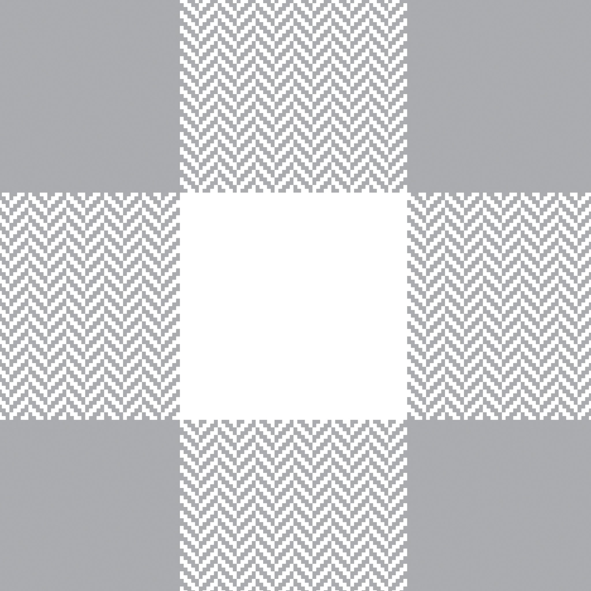 "Wall Blush's Oswald - Buffalo Check Wallpaper showcased in a stylish modern living room setting."