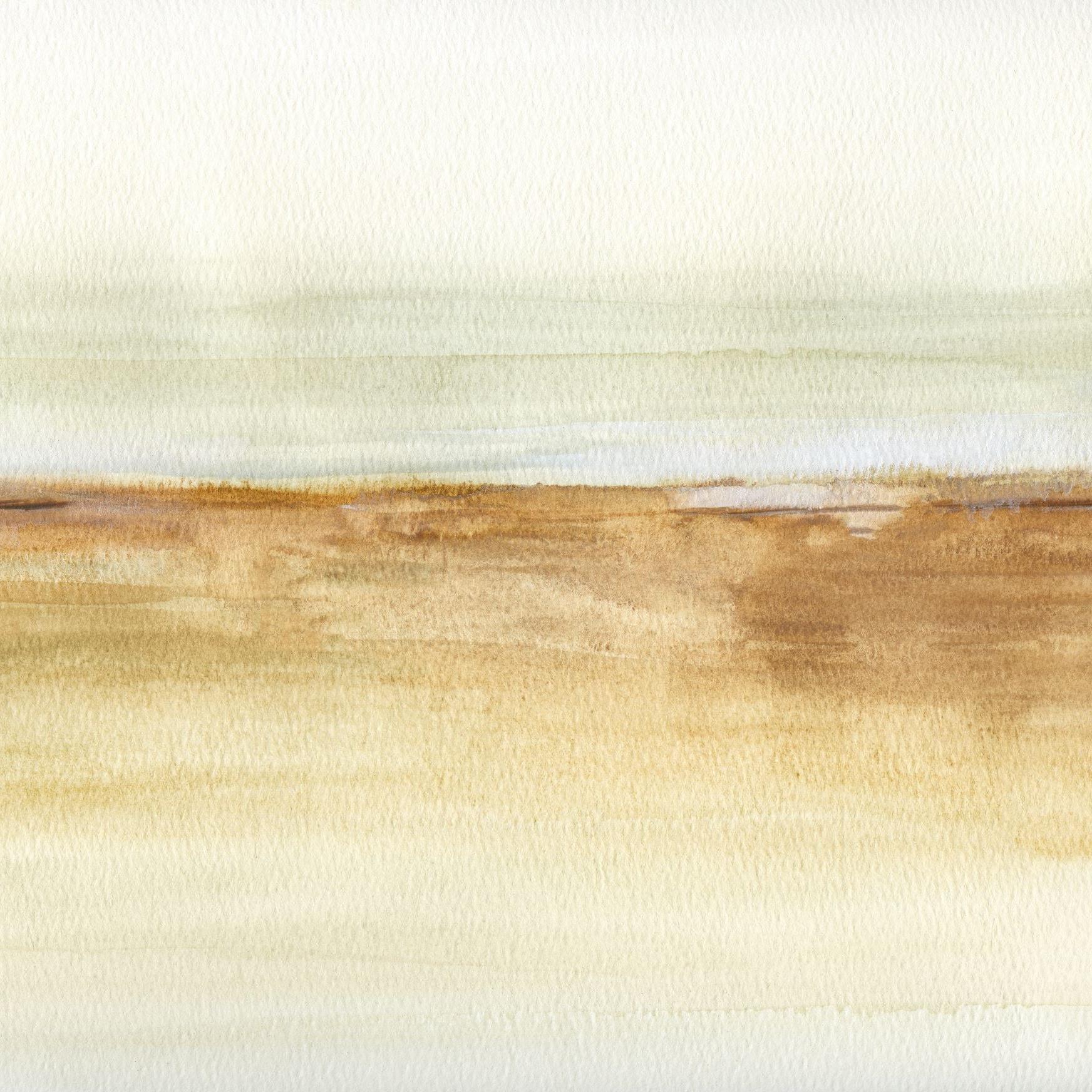 Palm Spring Wallpaper by The A&S Line enhancing a modern living room's ambiance with earthy tones.