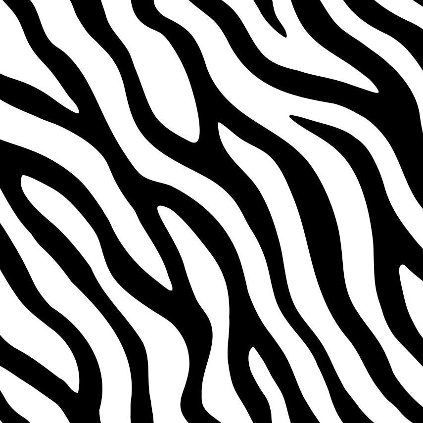 Dazzle Wallpaper by Wall Blush SG02 featuring abstract zebra design in a modern living room setting.