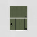 Sample of I'm Not Too Western (Green) Wallpaper