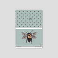Sample of Life of Bees (Blue) Wallpaper