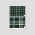 Sample of Emerald Plaid Wallpaper