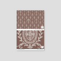 Sample of State Room Scroll (Mauve) Wallpaper