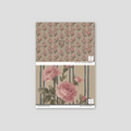 Sample of Heirloom Rose Stripe Wallpaper