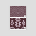 Sample of Bloom Floral (Maroon) Wallpaper