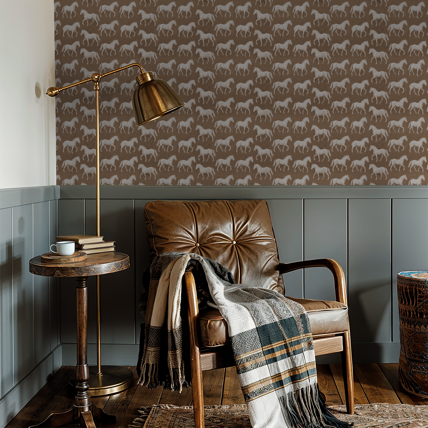 Canyon Canter (Brown) Wallpaper