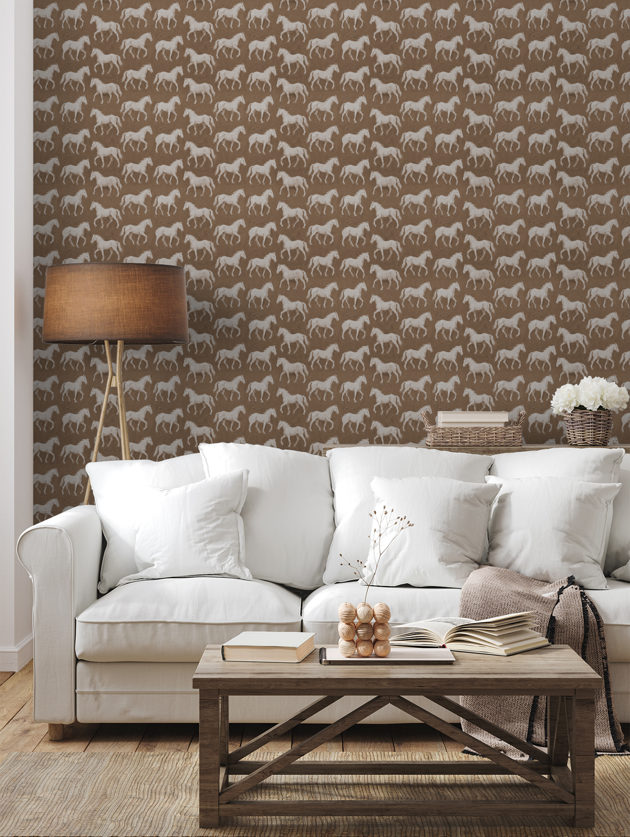Canyon Canter (Brown) Wallpaper