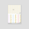 Sample of Garden Row Stripe (Large) Wallpaper