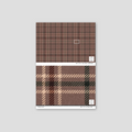 Sample of Rose Plaid Wallpaper