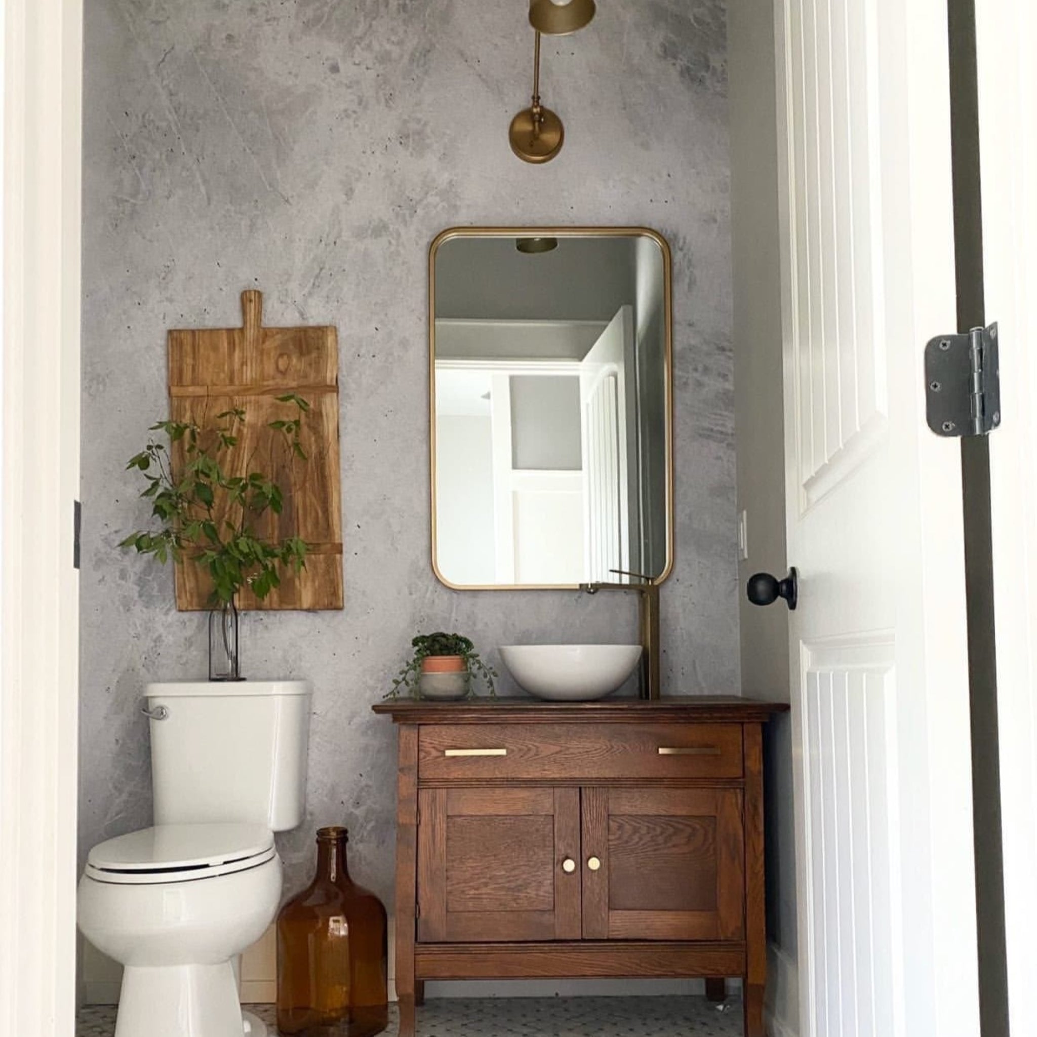 Manhattan - Concrete Wallpaper Wallpaper - Wall Blush from WALL BLUSH