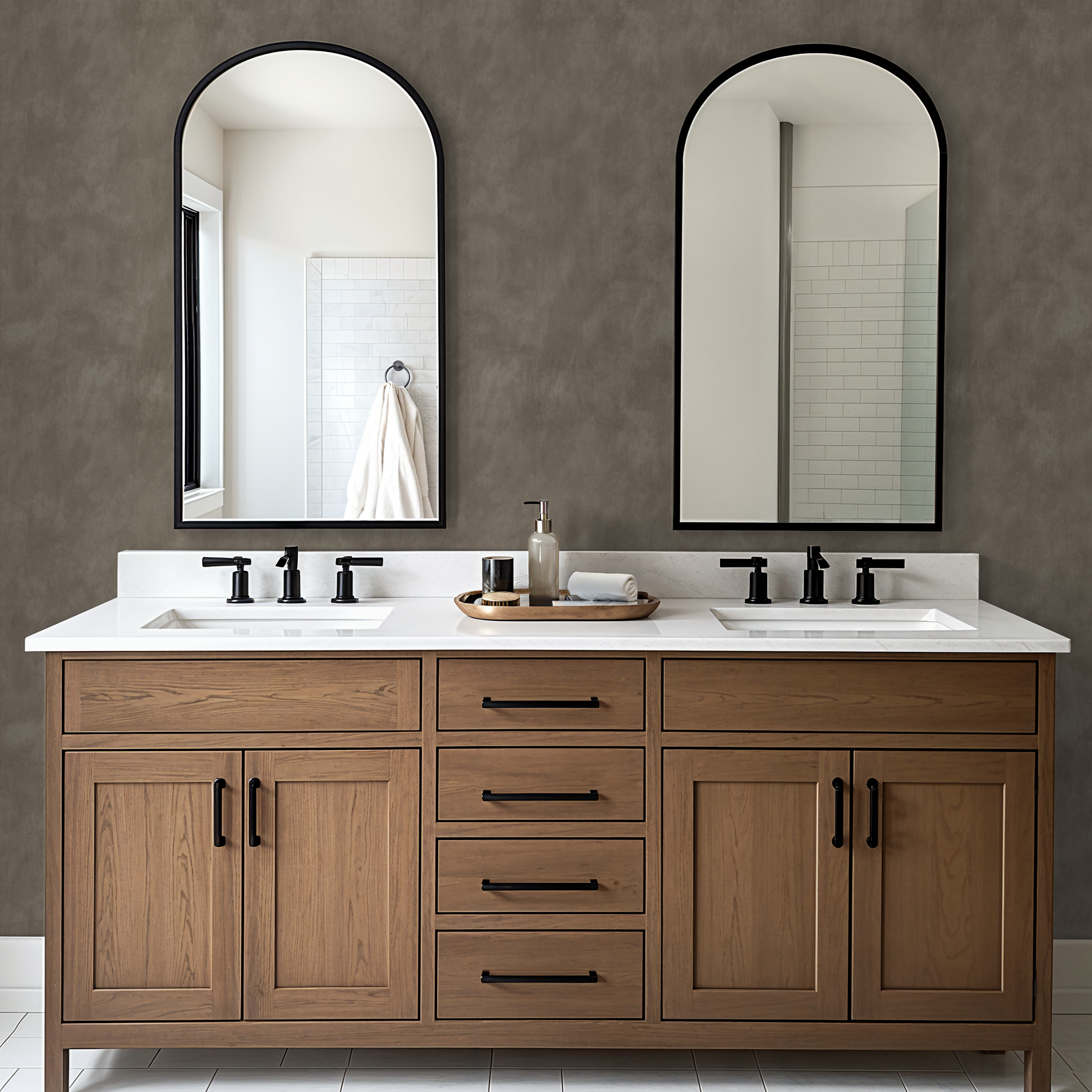 Limewash (Brown) Wallpaper