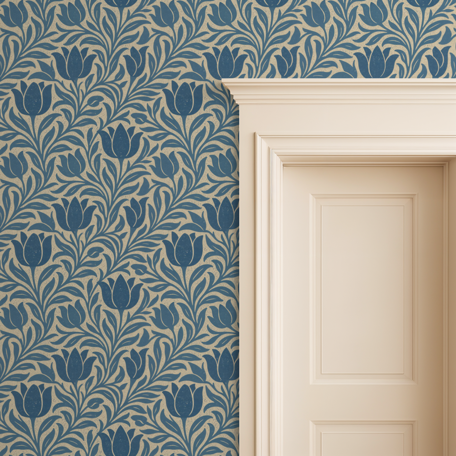 Blue Petals Wallpaper