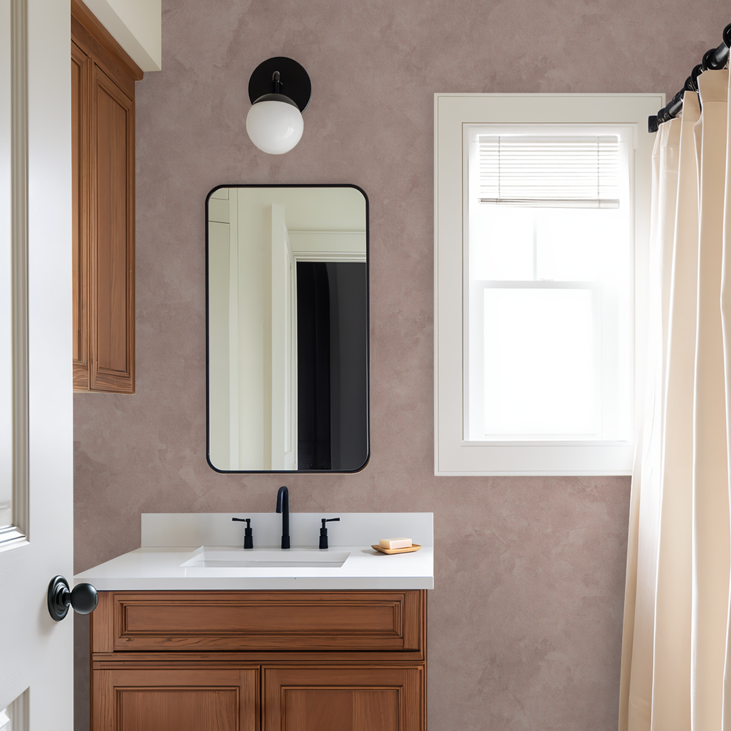 Roman Clay (Blush) Wallpaper