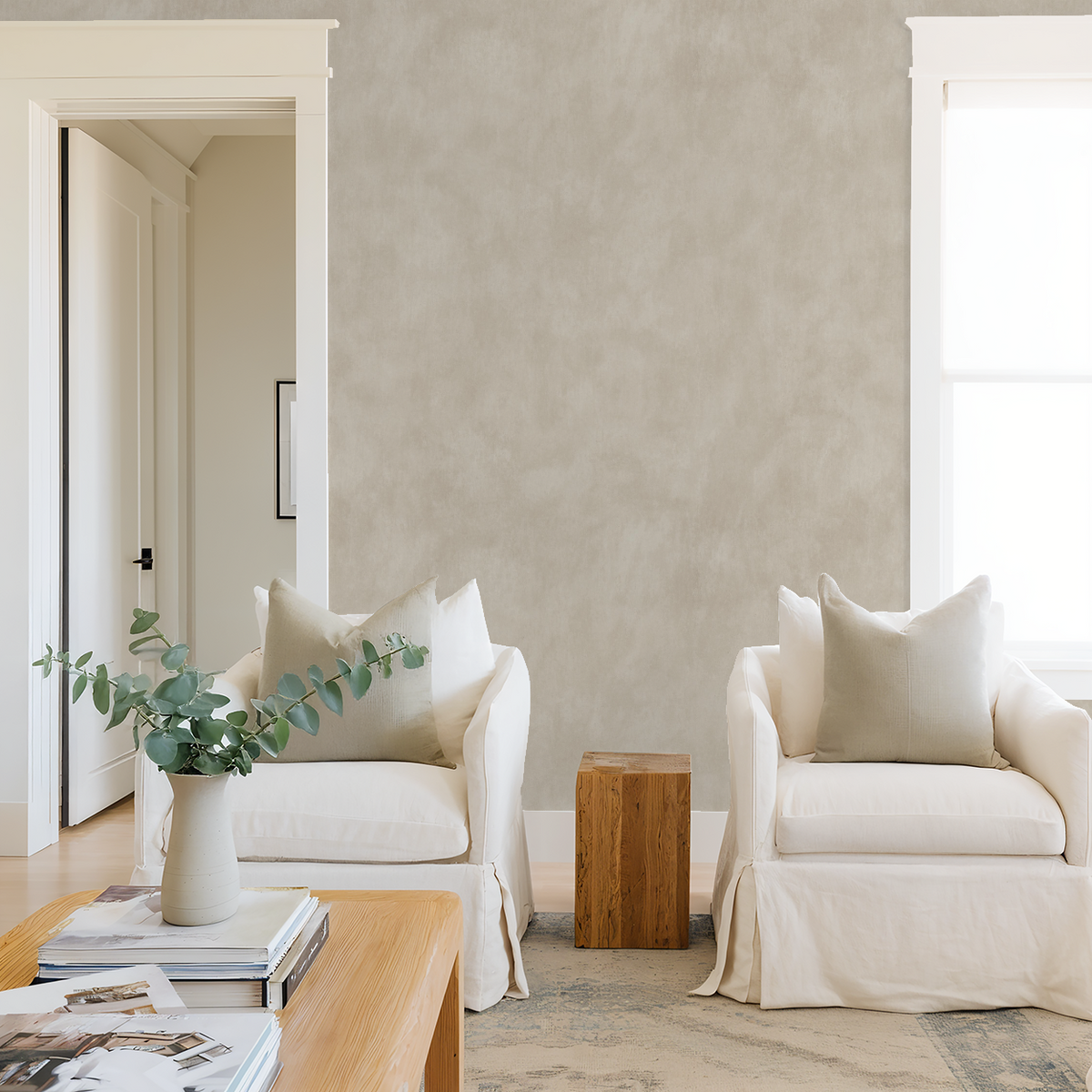 Limewash (Beige) Wallpaper wallpaper photo 2