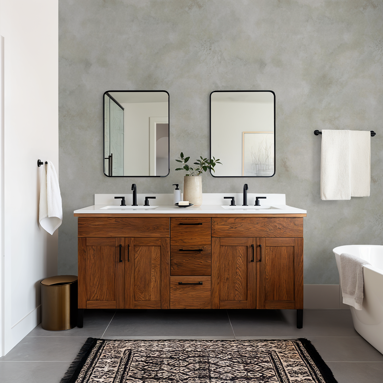 Distressed Wallpaper - 2 FT H X 66 FT W Luxe Peel and Stick