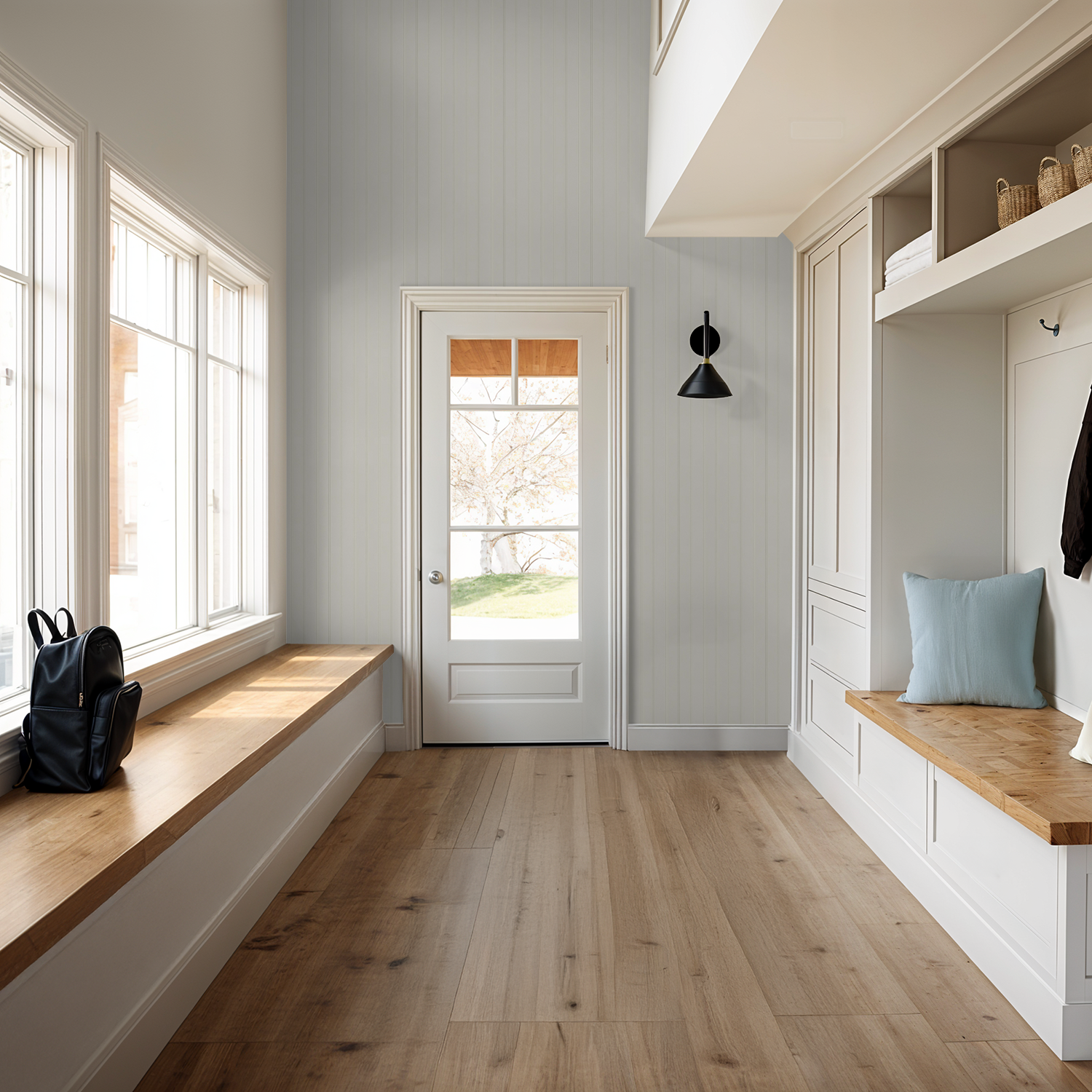 Beadboard (Cream) Wallpaper