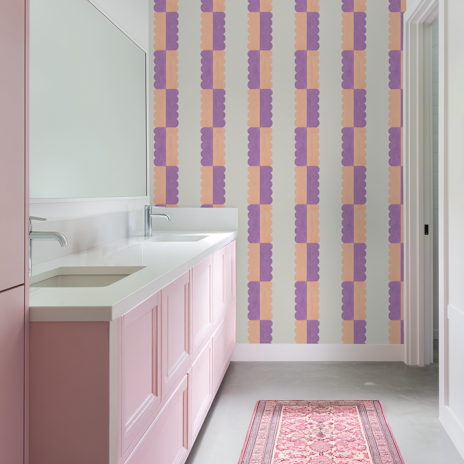 Blake (Purple and Pink) Wallpaper