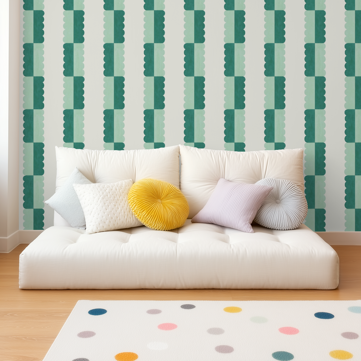 Blake (Teal) Wallpaper