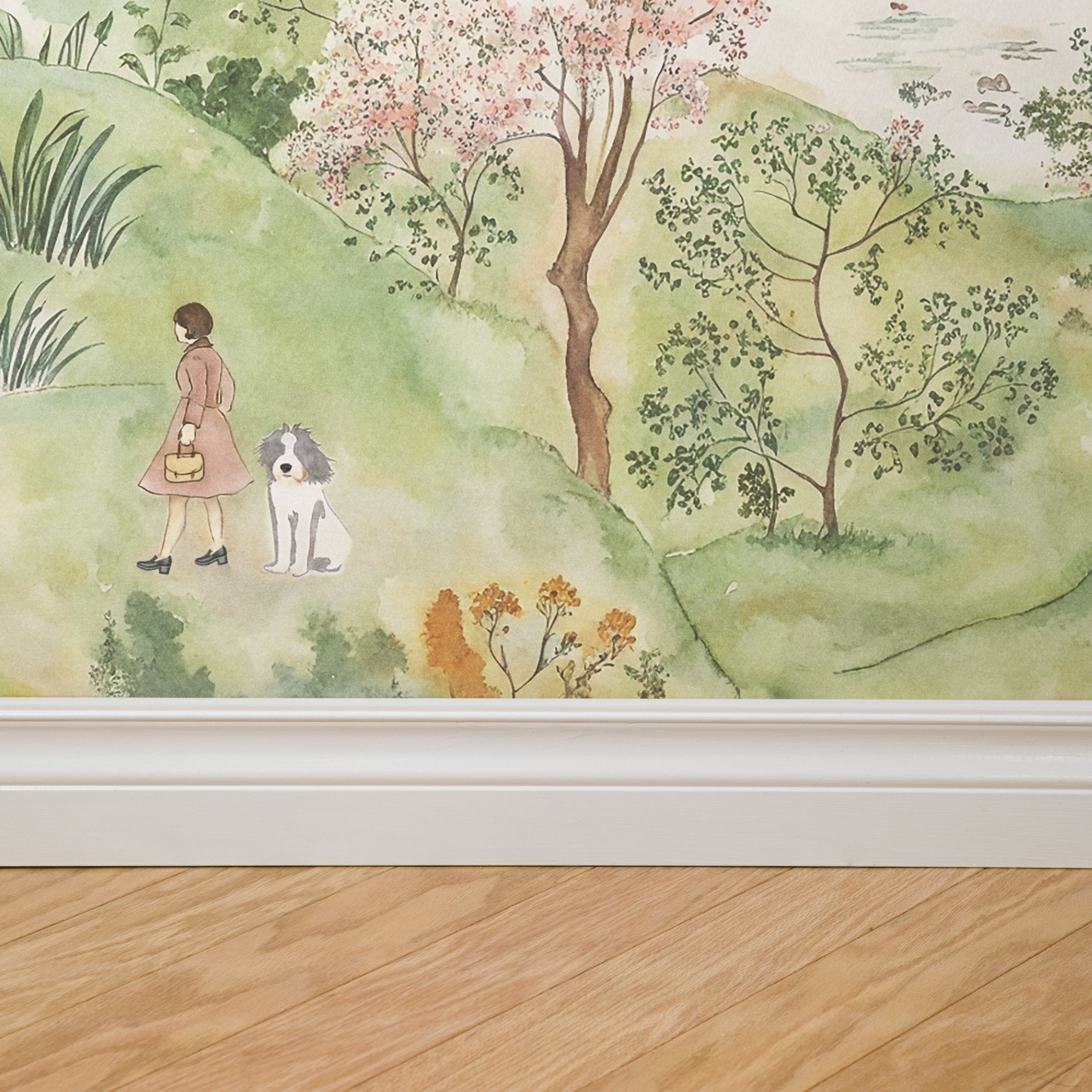 Penny's Park Wallpaper - 8 FT H X 14.25 FT W LUXE P&S