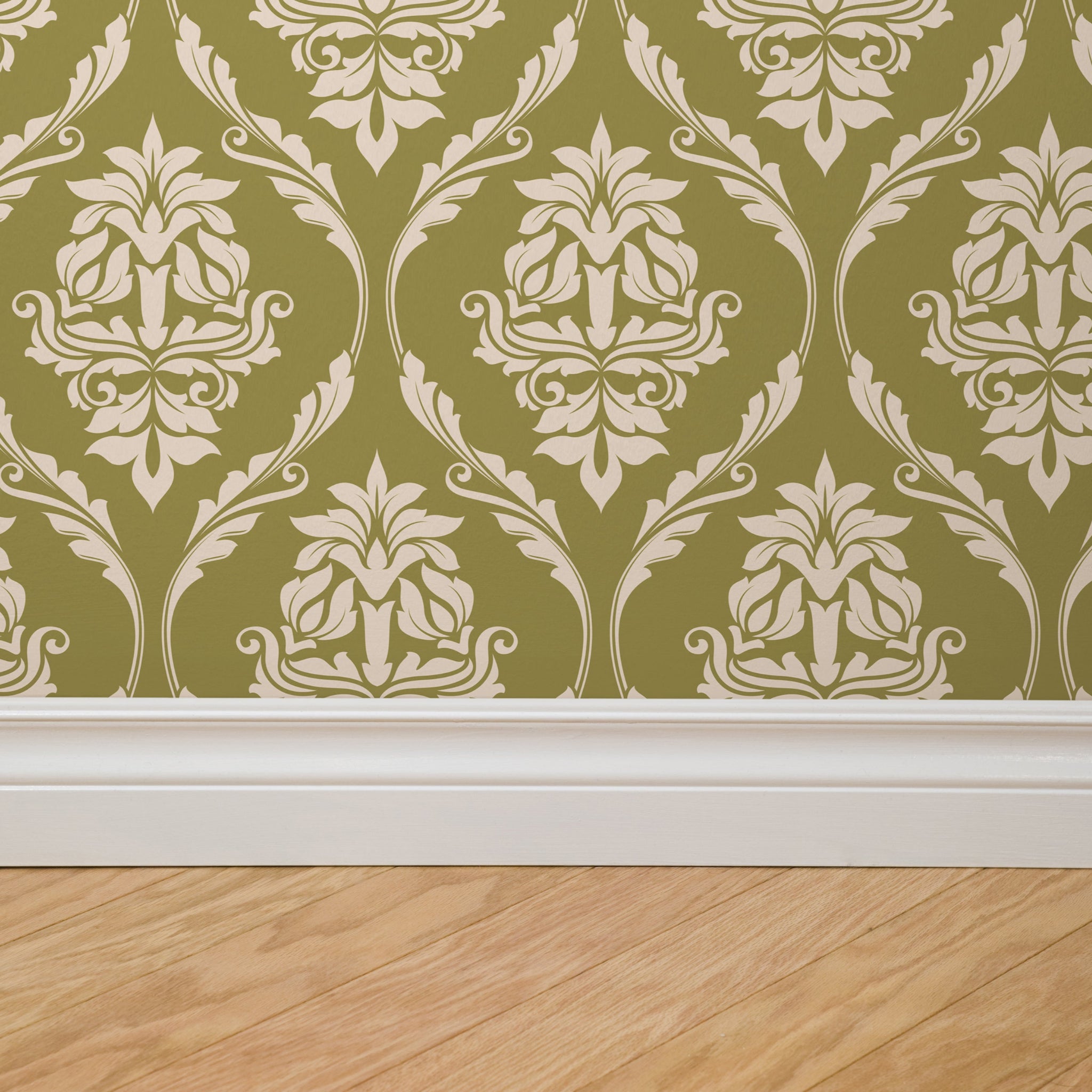 Farmhouse Revival (Olive) Wallpaper