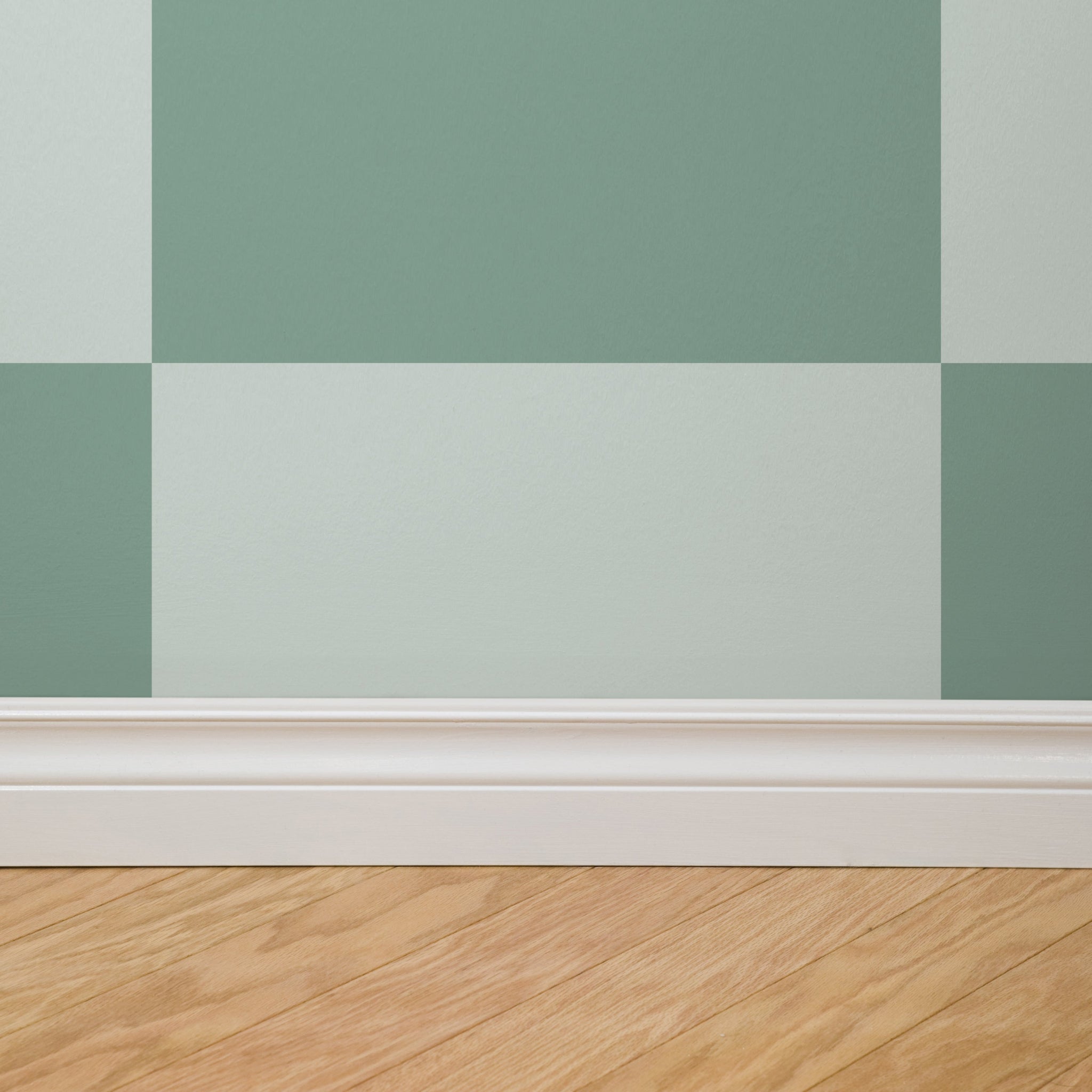 Simply Checker (Light Teal) Wallpaper