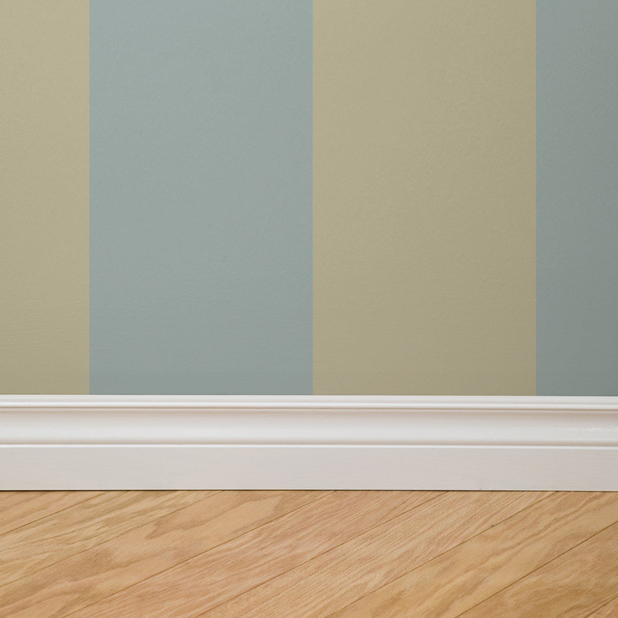 Simply Stripes (Blue & Olive) Wallpaper