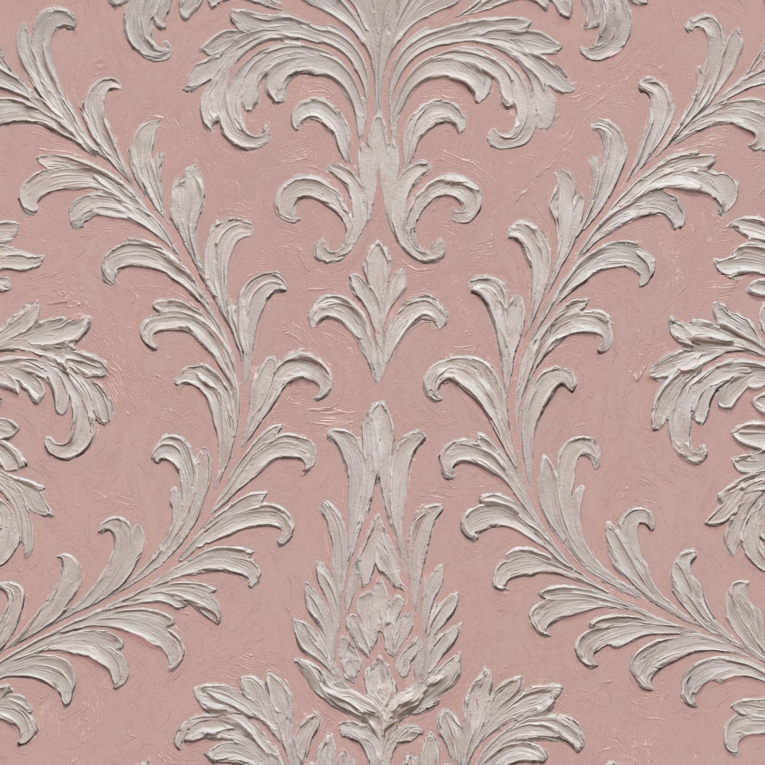 Daphne Brocade (Blush) Wallpaper