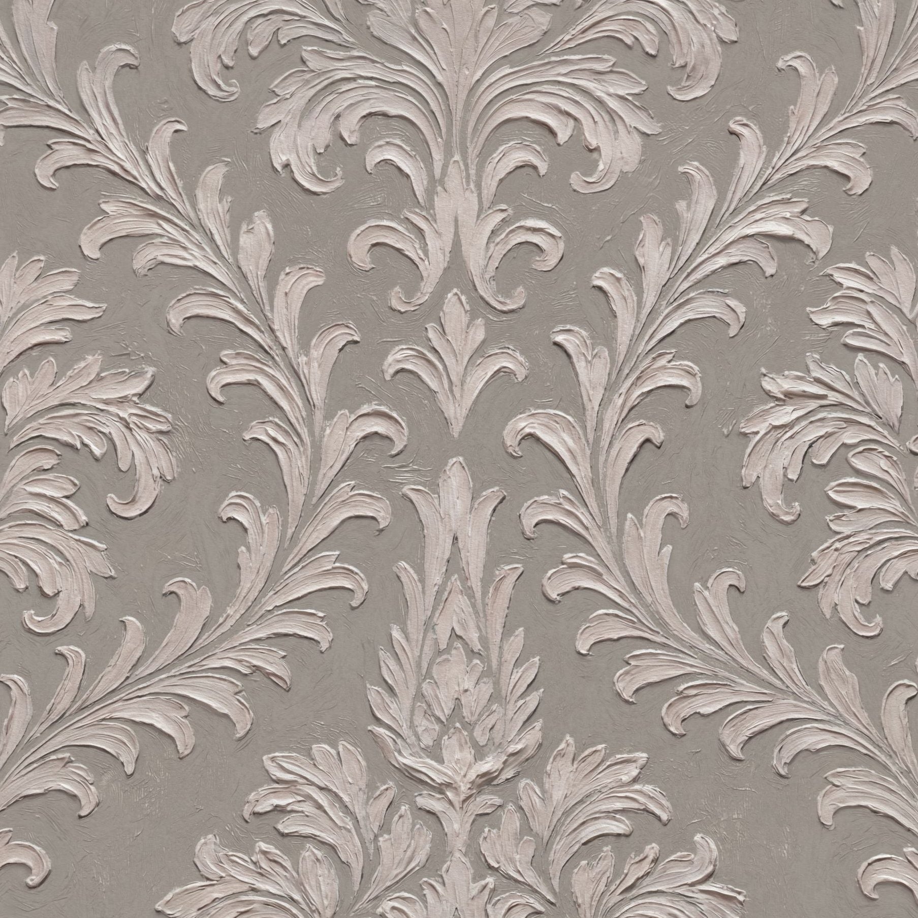 Daphne Brocade (Taupe) Wallpaper