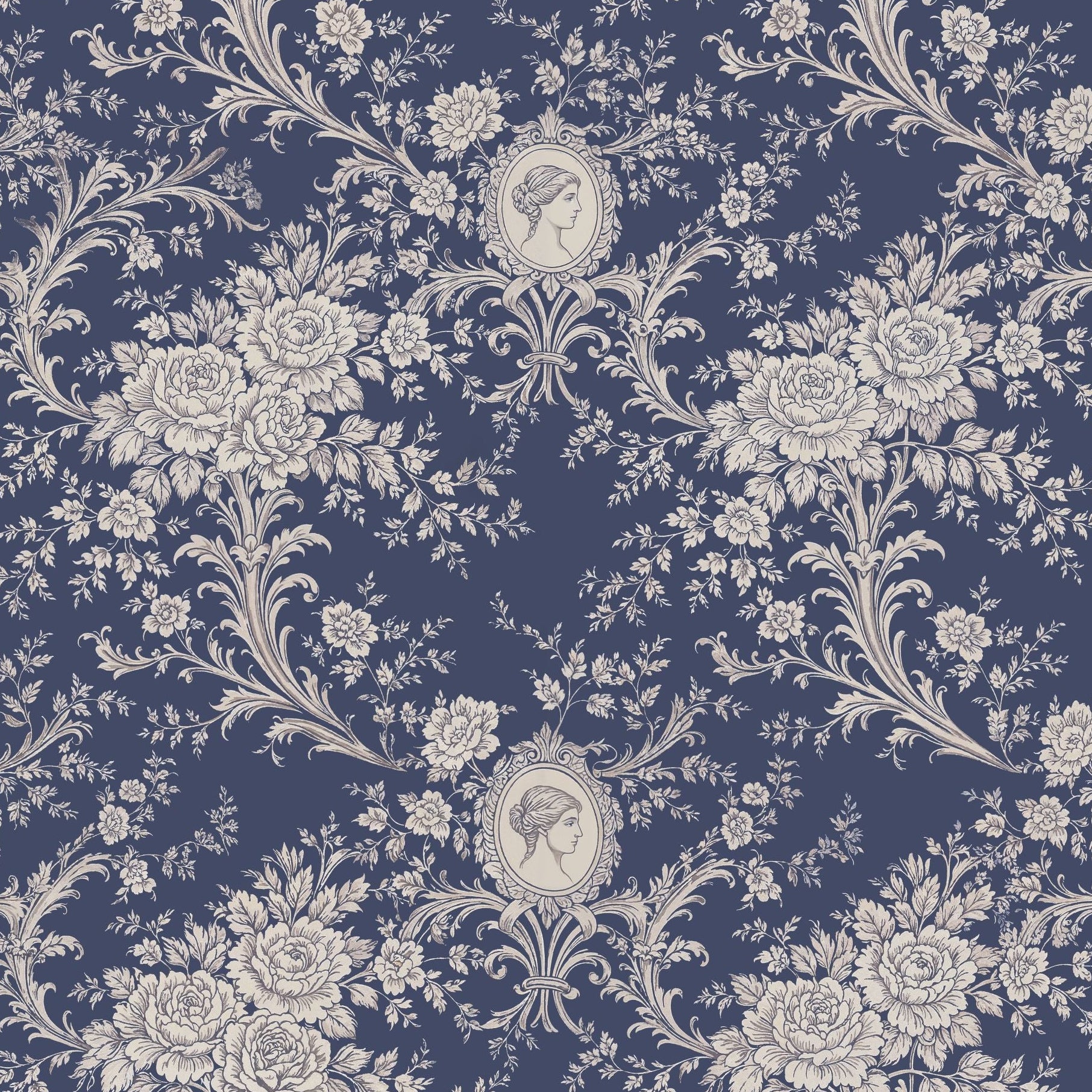 Duchess Cameo Wallpaper