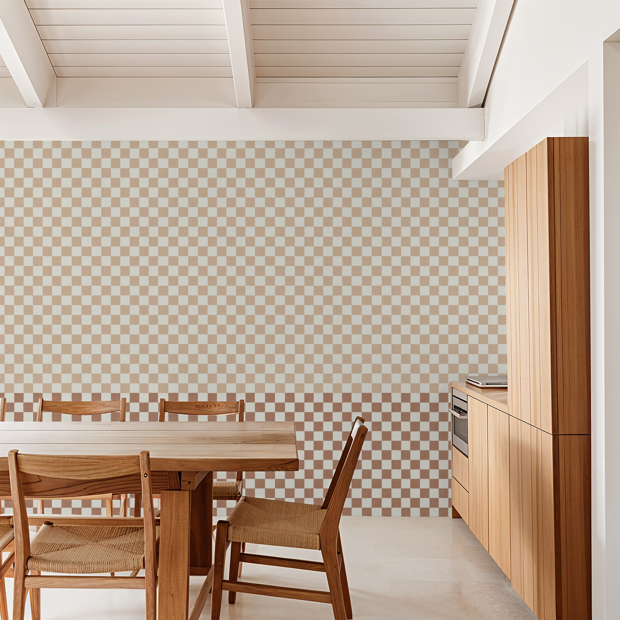 Eli (Peach) Wallpaper