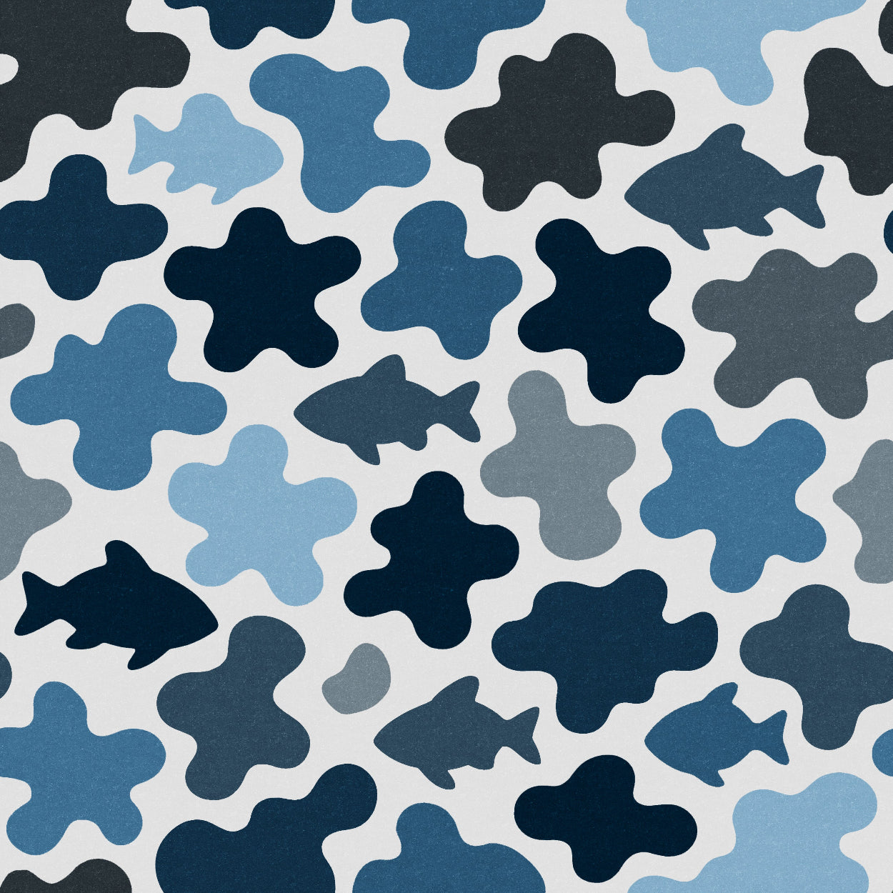 Fischer (Blue) Wallpaper