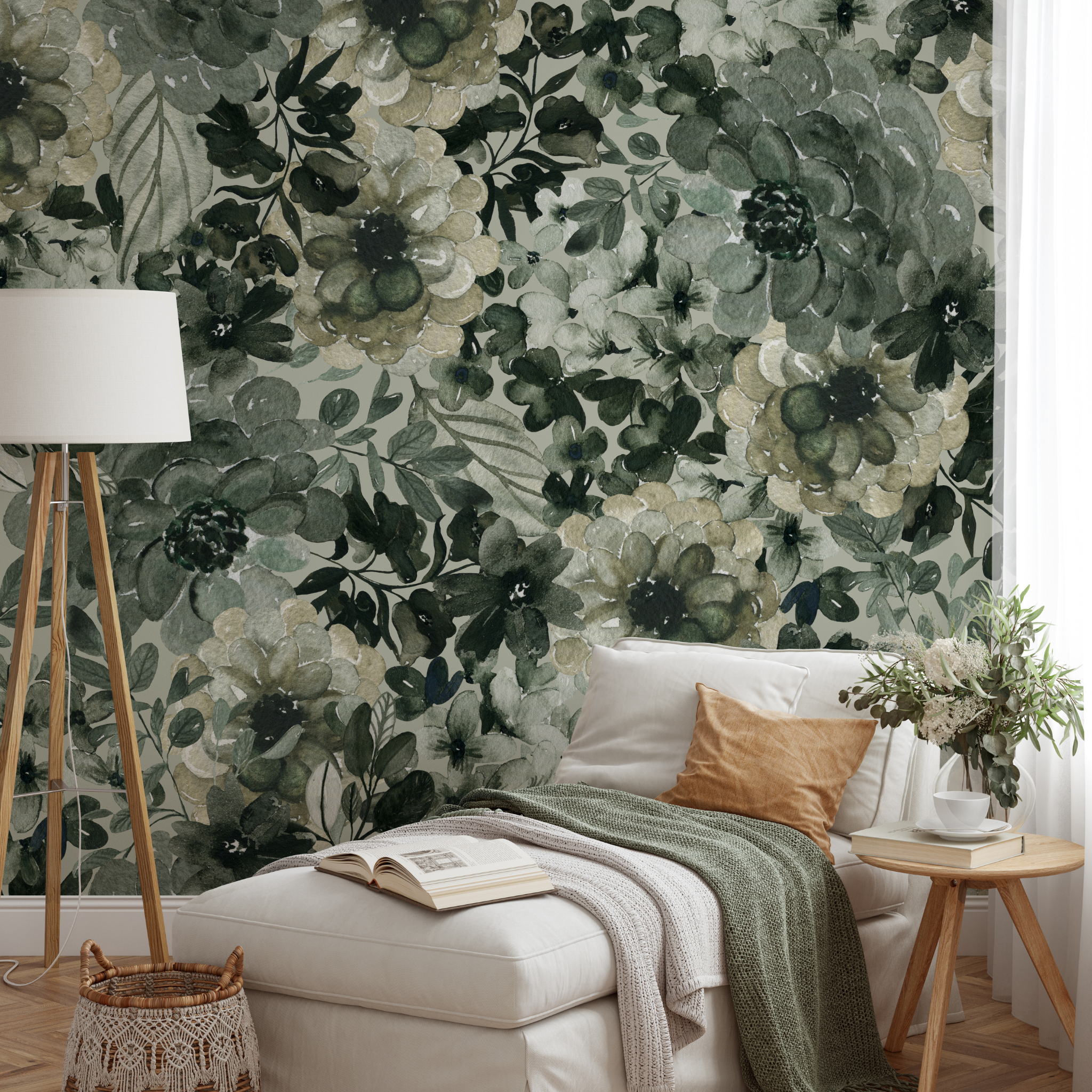 Forever and Always Wallpaper - 8 FT H X 8 FT W Luxe Peel and Stick