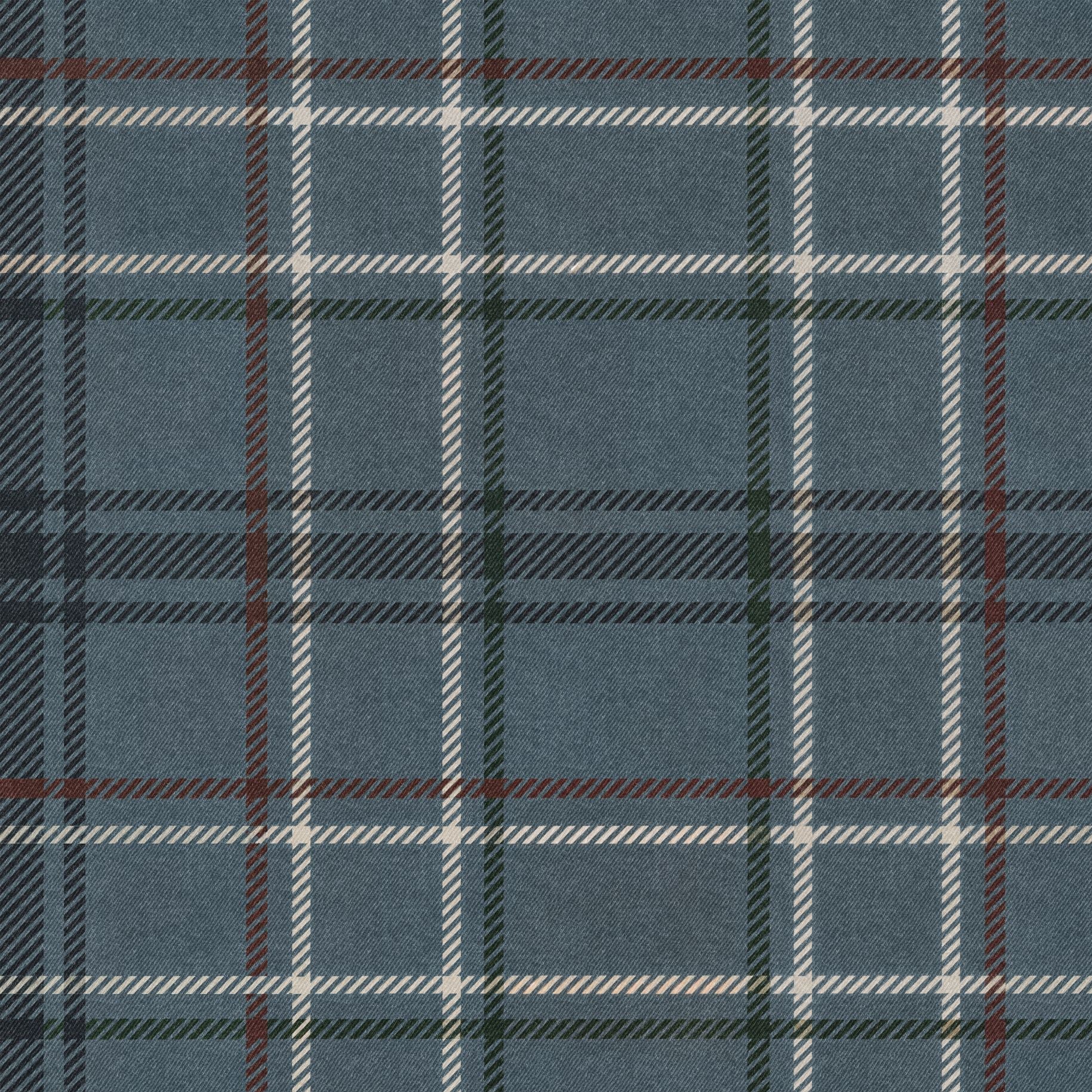 French Plaid Wallpaper