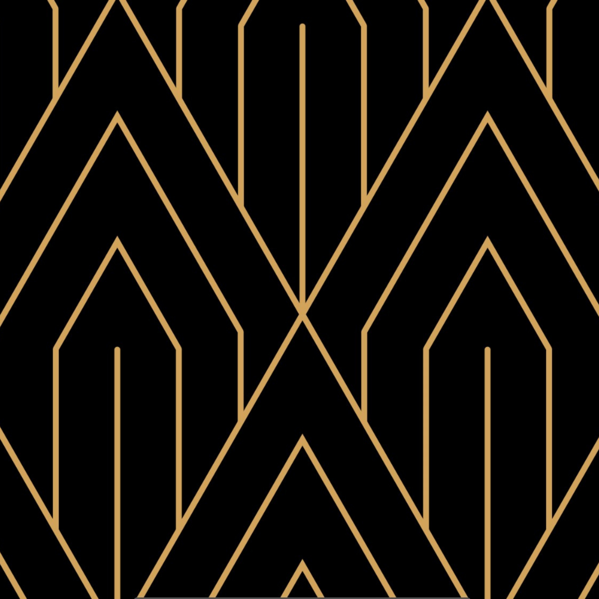 "Gatsby Wallpaper by Wall Blush in Art Deco style, ideal for a modern living room accent wall."