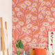 Georgia (Pink) Wallpaper - 12 FT H X 14.25 FT W sample
