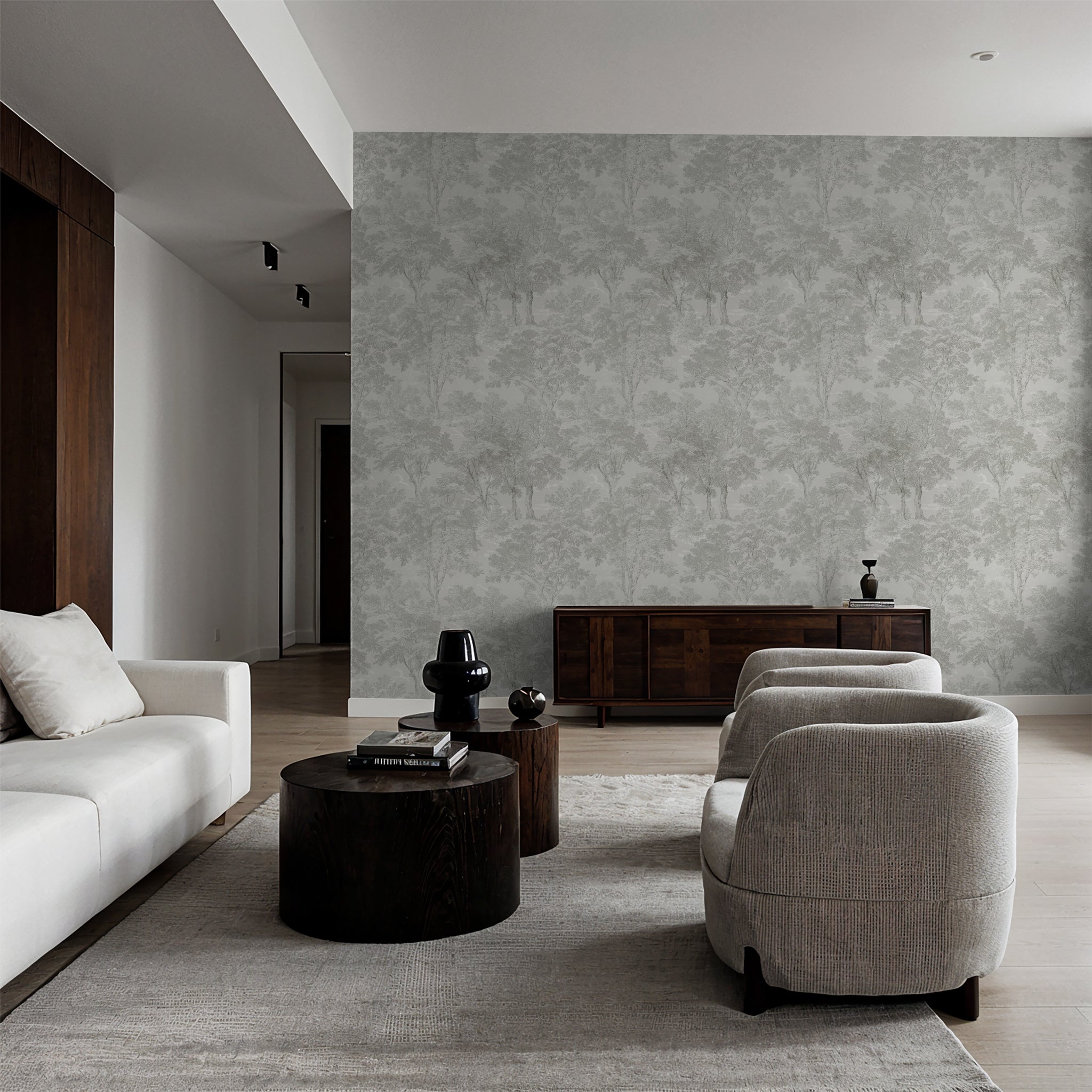 Ever After Toile Wallpaper